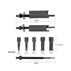 Motorcycle Bearing <b>Puller</b> <b>Tool</b> Kit 8 Piece Internal Bearing Remover Metal 0.35 To 0.91 Inch Diameter For General Use - Product Image 1