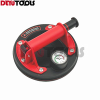 Bomba de vacío de aire manual resistente de 8 pulgadas con manómetro fuerte, herramienta de succión alimentada por batería, herramientas de mano grandes