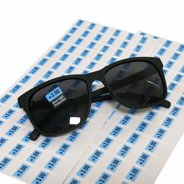 Custom Lens Sticker Waterproof Static Cling Decal Lens Printed Label for Glasses for Daily Use