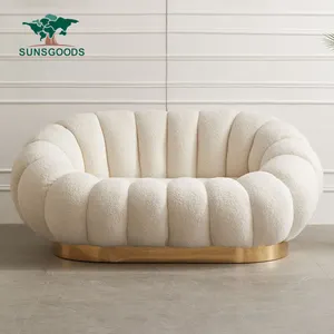 Luxury New Style Fashion Home Furniture Recliner Velvet Living Room Sofa Sectional Couch Fabric Modern Ergonomics Sofa