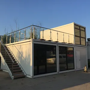 Fully Furnished Trailer Container Homes Prefab Shipping Tiny House Movable Prefabricated Mobile Tiny House