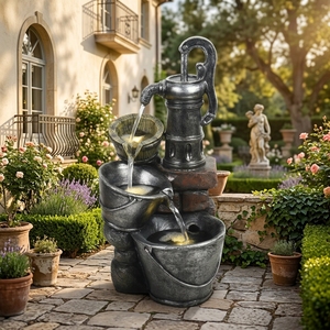 Fontana d'Acqua a <span class=keywords><strong>3</strong></span> Livelli per Esterni - Product Image 2