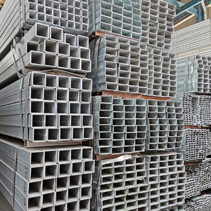Tubo Rectangular de Acero al Carbono PTR <span class=keywords><strong>ASTM</strong></span> <span class=keywords><strong>A53</strong></span> A36 ST37 SS400 Q235, Perfil de Tubo Cuadrado de Acero Hueco Galvanizado Negro - Product Image 1
