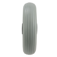 Roue en mousse PU pleine de 6 pouces, pneu en polyuréthane neuf anti-crevaison et sans chambre à air avec roulement à billes pour brouette, chariot et chariot à roulettes