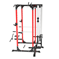 Oferta Especial: Rack de Potencia Multifuncional Comercial para Sentadillas, Máquina de Entrenamiento de Fuerza para Gimnasio en Casa con Cable Crossover