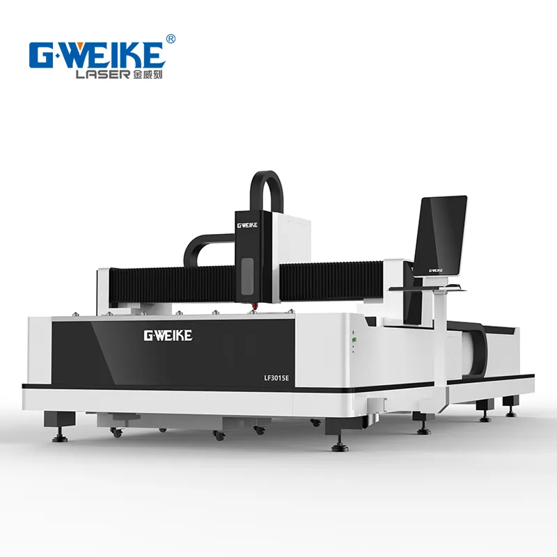 Gweike fabbricazione 1KW 1.5KW acciaio al carbonio della macchina di taglio laser in fibra cnc laser cutter3015E