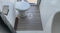Remorque de toilettes extérieure de luxe Etodevice à 3 postes avec salle de bain accessible