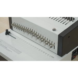 CE25A Gummi-Ring-Bindemaschine A4 für Elektro- und Bürodokumente, Kammring-Bindemaschine mit 500 Blatt Bindekapazität - Product Image 6