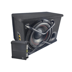 Combo Subwoofer Passif en Boîte de <span class=keywords><strong>12</strong></span> Pouces, Amplificateur Monocanal avec Câblage Complet pour Améliorer la Qualité Sonore de la Voiture - Product Image 1