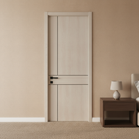 Porte intérieure en WPC à structure alvéolaire, avec cadre en WPC, étanche, idéale pour appartements, hôtels, écoles et maisons de village - Meilleures ventes en Chine