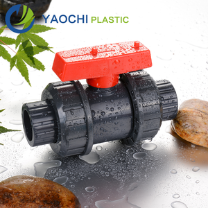 Vanne à boisseau sphérique double union en plastique PVC de haute qualité 1/2 - 4 pouces - Product Image 5