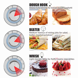 Máy Trộn Bột Bánh Bằng Nhôm Đúc Chết <span class=keywords><strong>5</strong></span> Lít Máy Trộn Bột Bánh Ngọt Hành Tinh Máy Trộn Thức Ăn Đứng Nhà Bếp Tự Động - Product Image 4