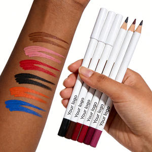 Crayon à lèvres personnalisé imperméable, couleur nude crémeuse, brun foncé, rouge, noir, rose, marque privée, maquillage - Product Image 5