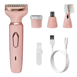 Nouvel épilateur électrique rotatif 4 en 1 pour femmes, rasoir bikini, tondeuse, rasoir USB pour usage domestique, <span class=keywords><strong>intime</strong></span> - Product Image 6