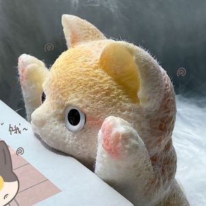 Jouet anti-stress en forme de chat mignon dessiné à la main, à presser, pour soulager l'anxiété, cadeau DIY, petit animal à pincer, jouet de décompression pour filles de 5 à 7 ans - Product Image 2