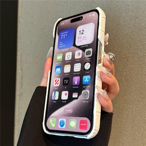 Étui de téléphone portable antichoc en similicuir d'alligator de luxe léger orné de strass faits à la main pour les modèles 16 <span class=keywords><strong>Pro</strong></span> Max 14/13 - Product Image 6