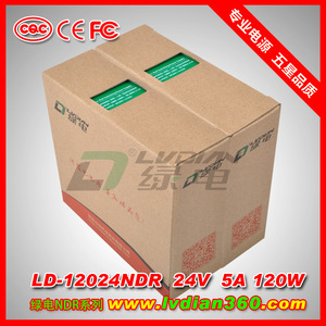 กรีนพาวเวอร์ ไดน์เรล สวิตชิ่งพาวเวอร์ซัพพลาย 24V 5A ตัวแปลงไฟ AC เป็น DC แบบเอาต์พุตเดี่ยว สำหรับใช้งานในอุตสาหกรรม - Product Image 5
