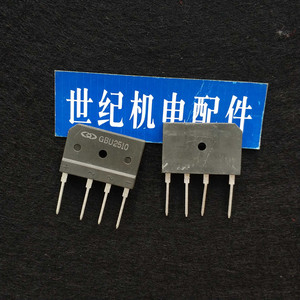Componente de fuente de alimentación monofásico GBU2510 Bridge Rectifier 25A 1000V de montaje a través de orificio - Product Image 5