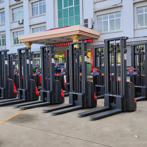 Entrega rápida 1000kg-2000kg Carretilla elevadora eléctrica Elevador de paletas Nueva condición Apilador semieléctrico de acero para hoteles - Product Image 5