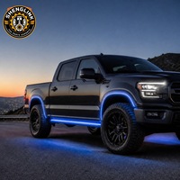 Kit de Bande Lumineuse LED 12V Kingshowstar - Éclairage Flexible Bleu/Ambre/Jaune pour Arche de Roue et Bas de Caisse de Voiture et Camion