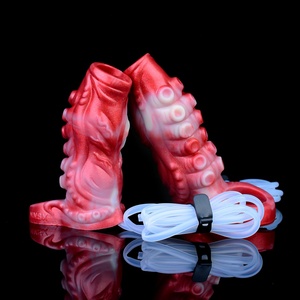 Funda para Pene con Diseño de Pene de Perro para Hombres, Engrosadora, Hueca, Usable, con Efecto de Eyaculación, Productos para Adultos al por Mayor - Product Image 1