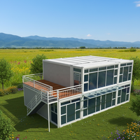 Maison mobile préfabriquée extensible en acier Huaying au design moderne, facile à assembler, type conteneur pliable