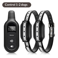 Télécommande d'entraînement intelligente personnalisée pour chien, best-seller transfrontalier, 3 modes d'entraînement, sans choc, anti-aboiement, étanche