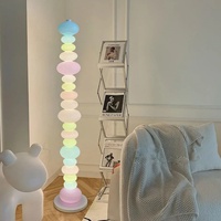 Lampe sur pied Candy pour salon et chambre à coucher, lampe sur pied en verre en forme de gourde pour créer une ambiance