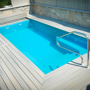 Piscine hors sol complète en fibre de verre, prête à l'emploi, en promotion - Product Image 6