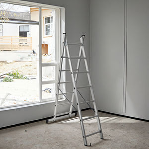 Escaliers escamotables domestiques en aluminium pliables triples portatifs modernes d'échelle pour l'escalade de ménage pour des appartements - Product Image 5