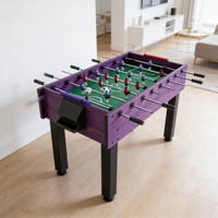 Table de baby-foot miniature en bois pour toute la famille, compacte et peu encombrante, idéale pour les petits espaces de vie
