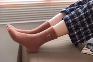Chaussettes de couchage chaudes et épaisses en polaire avec broderie de cœur pour chaussettes de <span class=keywords><strong>ski</strong></span> chauffantes d'hiver - Product Image 2