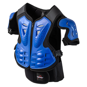 直販 PVC製 バイクレーシングスーツ モトクロス保護ギア ソフト軽量 ボディプロテクター アーマーベスト バックサポート - Product Image 2