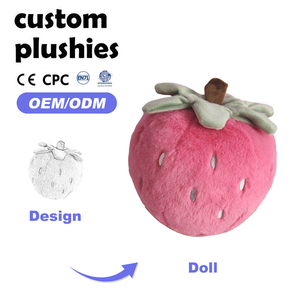 Đồ chơi nhồi bông trái cây siêu mềm mại, chất lượng cao, tùy chỉnh, gối thú nhồi bông trái cây có thể tháo rời - Product Image 6