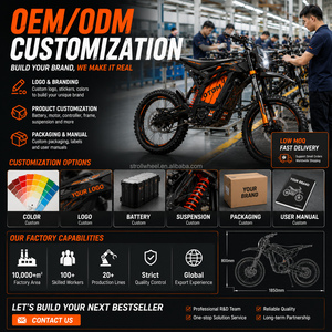 Moto tout-terrain de course hors route 72V 4000W SS-8.0 90km/h Moto électrique Chopper pour adultes - Product Image 6