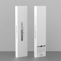 Caja de Papel Personalizada de Fábrica OEM, Caja de Embalaje de Papel y Plástico, Bandeja Interior para Correa de Reloj, Paquete de Venta al por Mayor y Menor
