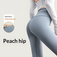 Yoga-Hose mit hoher Taille für Damen, nahtlos, schnell trocknend, atmungsaktiv, elastische Leggings, Pilates, Fitness, Übung, Sport, Laufen, Gym