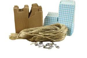 Plaid Square <strong>Party</strong> <strong>Favors</strong> Paper Box Packaging <strong>Baby</strong> <strong>Shower</strong> <strong>Favors</strong> - Product Image 6