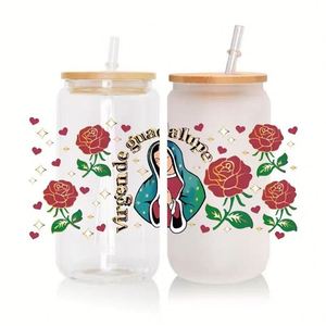 Uvdtf สติกเกอร์ติดถ้วยน้ำ16ออนซ์ป้ายคริสตัลสีแดงสำหรับวันวาเลนไทน์การพิมพ์สกรีนลายการพิมพ์แบบนิ่มพิมพ์ลายข้ามพรมแดน - Product Image 3