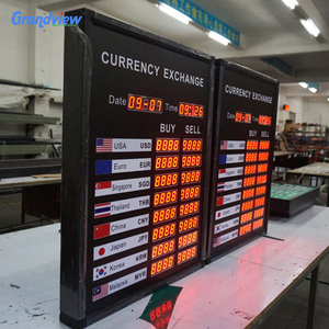 Ngân Hàng Tỷ Lệ Hiển Thị Kỹ Thuật Số <span class=keywords><strong>LED</strong></span> Tệ Trao Đổi Tỷ Lệ/Lãi Suất Bảng Hiển Thị - Product Image 3