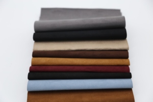 Sinh thái thân thiện mềm rexine Faux sợi nhỏ da lộn vải da CuộN Giày làm vật liệu - Product Image 5