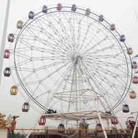 Grande Roue Classique de 42 m pour Manèges, Conçue pour les Espaces Commerciaux et les Grands Parcs d'Attractions Extérieurs