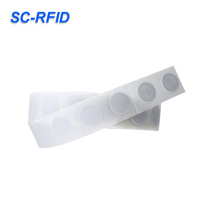 Autocollant RFID 25 mm 13,56 MHz ISO14443A NFC modifiable S50, étiquette universelle en PVC pour téléphones Android, mini-étiquette, carte de membre