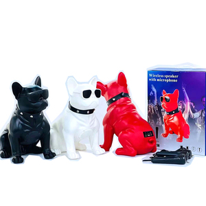 Altavoz Inalámbrico Bull Dog, Altavoz Inalámbrico Estéreo con Bajos Profundos, Carcasa de Esmalte, Altavoz Portátil Creativo con <span class=keywords><strong>Radio</strong></span> FM - Product Image 4