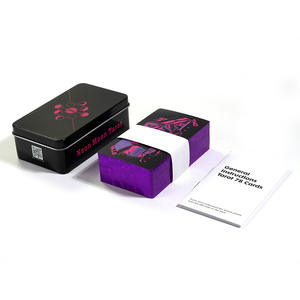 タロットカードカスタマイズロゴ工場カスタムタロットカード印刷タロットデッキ紫箔タロットカードガイドブック付き - Product Image 3
