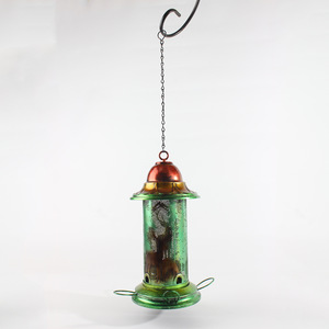 Nouvelle mangeoire à oiseaux rétractable en métal pour l'extérieur, distributeur d'aliments pour oiseaux de jardin, mangeoire imperméable et anti-écureuils pour oiseaux - Product Image 6