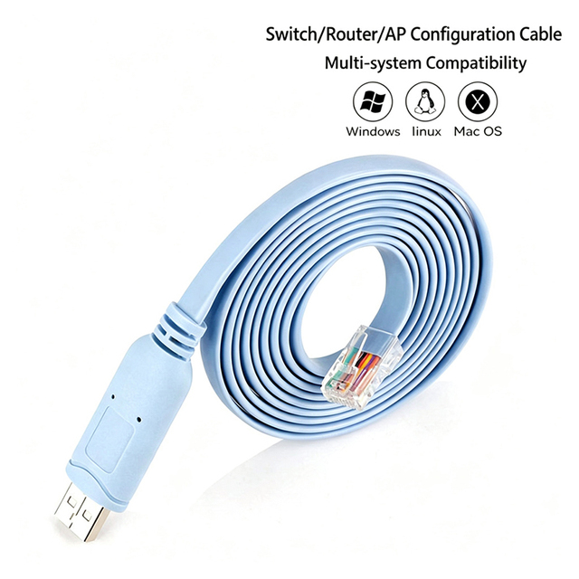 Ftdi Router Control Cable USB Ftdi Serial USB Rs232 Console USB Rj45 Console Cable for Switch Oxygen-Free Copper
