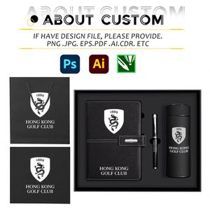Carnets personnalisés en gros avec stylo, cadeaux promotionnels d'affaires, carnet en cuir A5, coffret cadeau - Product Image 2