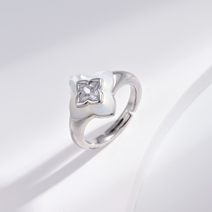 custom plata 925 sterling Silver Blue Enamel bow <b>ring</b> wholesale unique Cocktail western <b>open</b> adjustable finger <b>rings</b> for women - Product Image 4