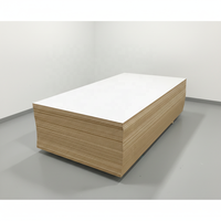 Panneau MDF mélaminé double face blanc brillant, écologique, résistant à l'humidité, 4x8 pi, 18 mm, idéal pour armoires de chambre et de cuisine - Vente Flash